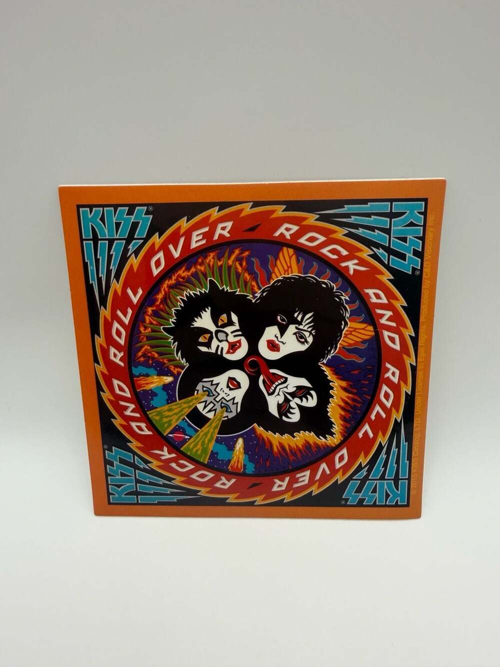 KISS Rock And Roll Over Album Cover Decal Sticker